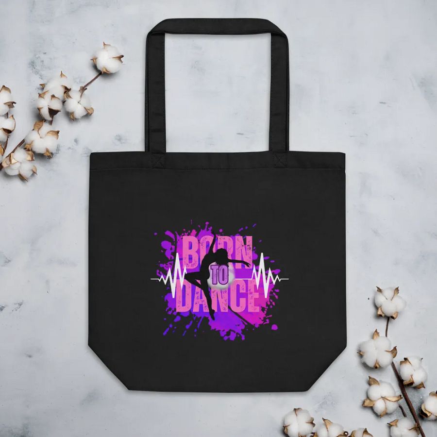 Born to Dance Her Silhouette Reverie Tote Bag product image (3)