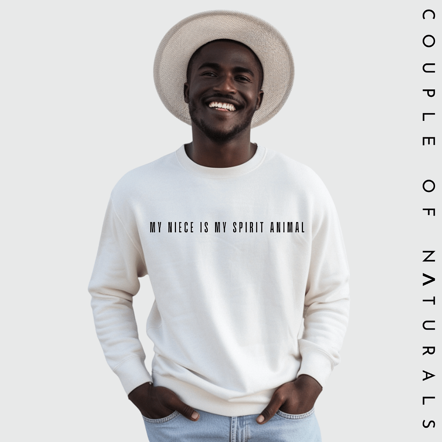 MY NIECE IS MY SPIRIT ANIMAL | T-shirt | White | Unisex product image (3)