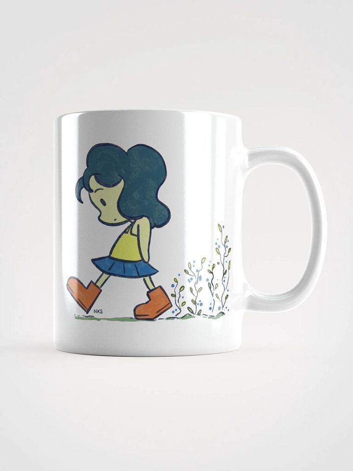Flower Steps | White Glossy Mug product image (2)