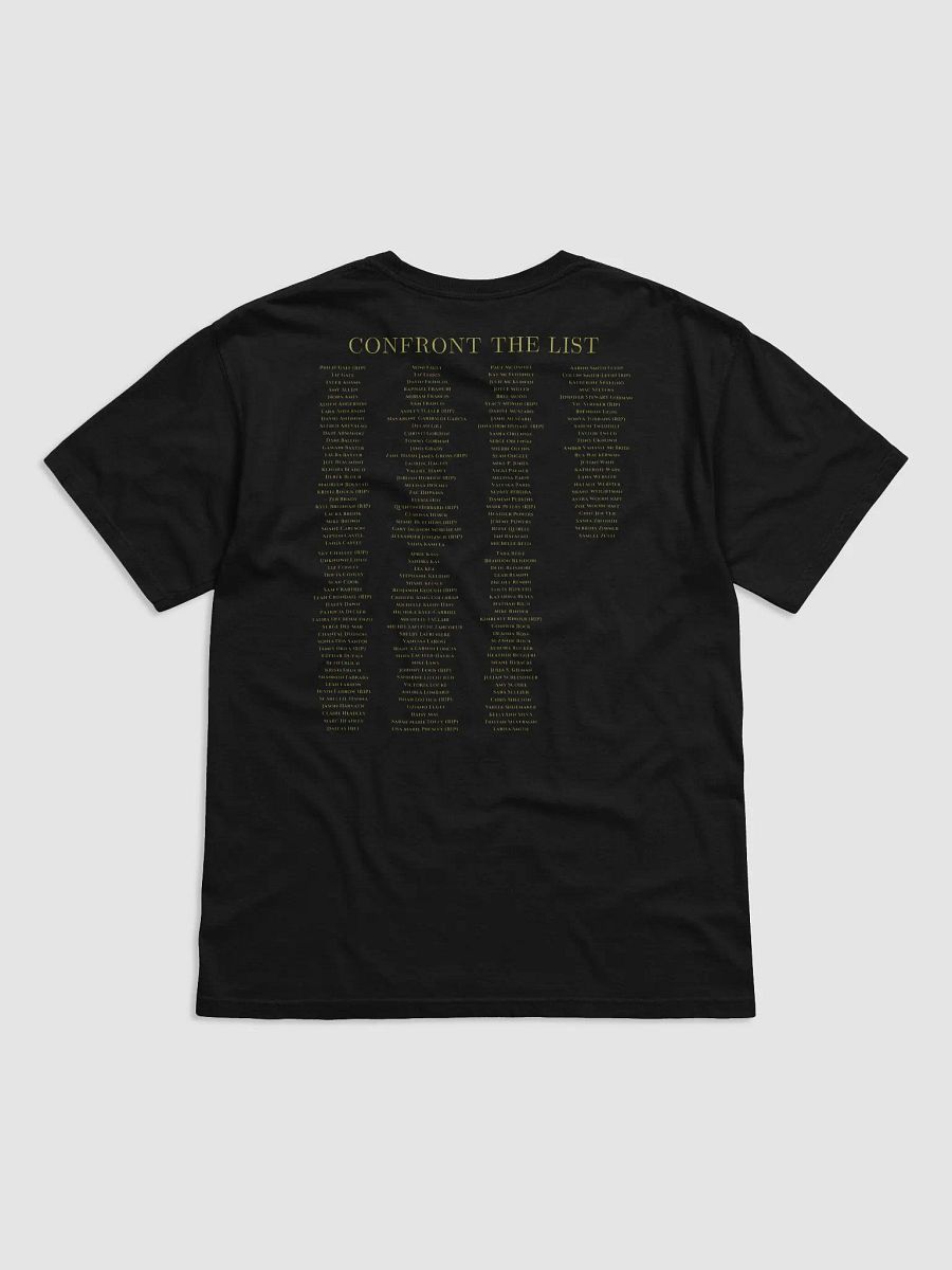 Confront the List SOS T-shirt product image (5)