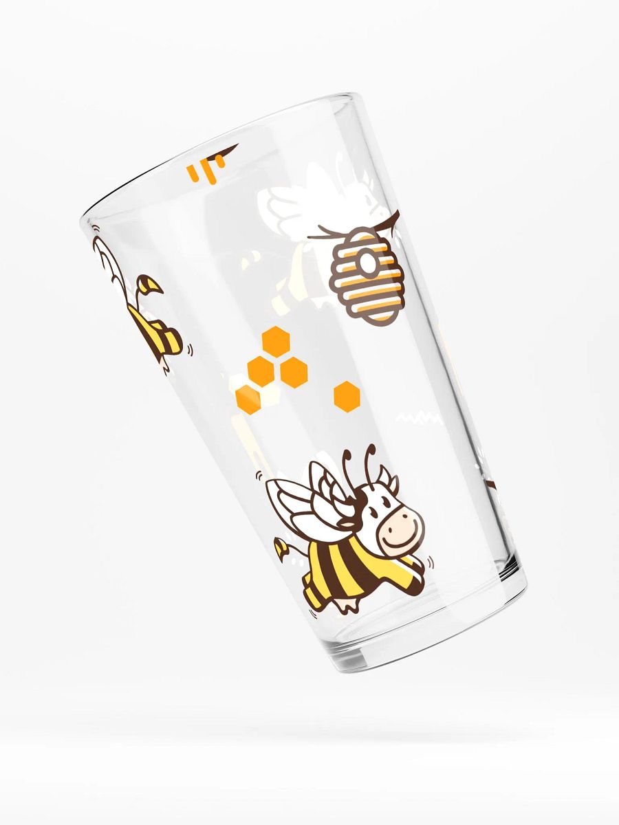 Buzzy Cow Bee Shaker Pint Glass product image (5)