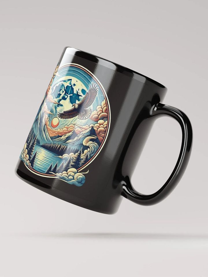 Elegant Black Glossy Mug – Perfect for Any Occasion product image (2)