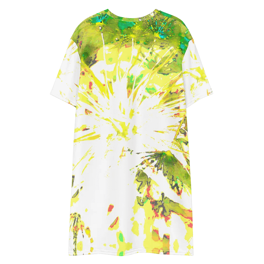 Way Cooler Abstract Dandelion Seeds Ladies T Shirt Dress product image (7)
