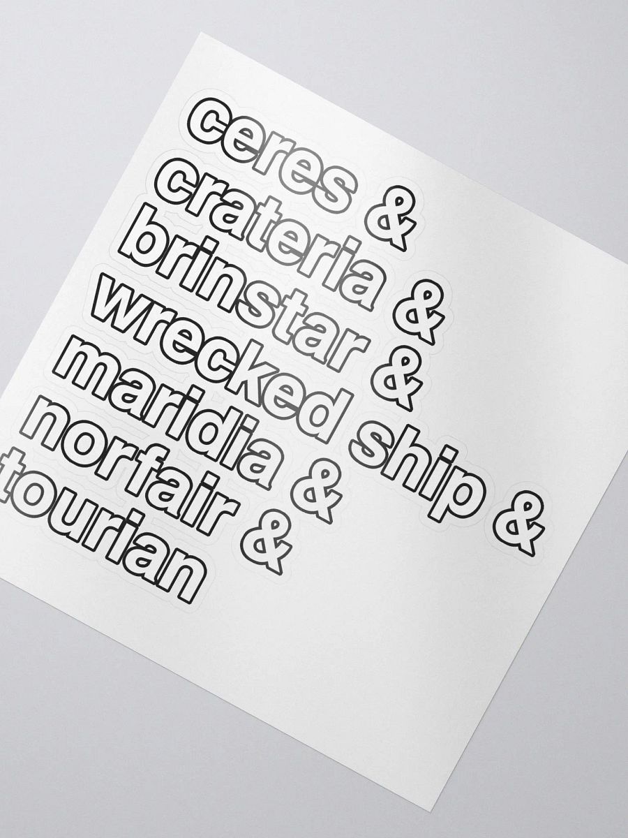 Areas& (Sticker) product image (2)