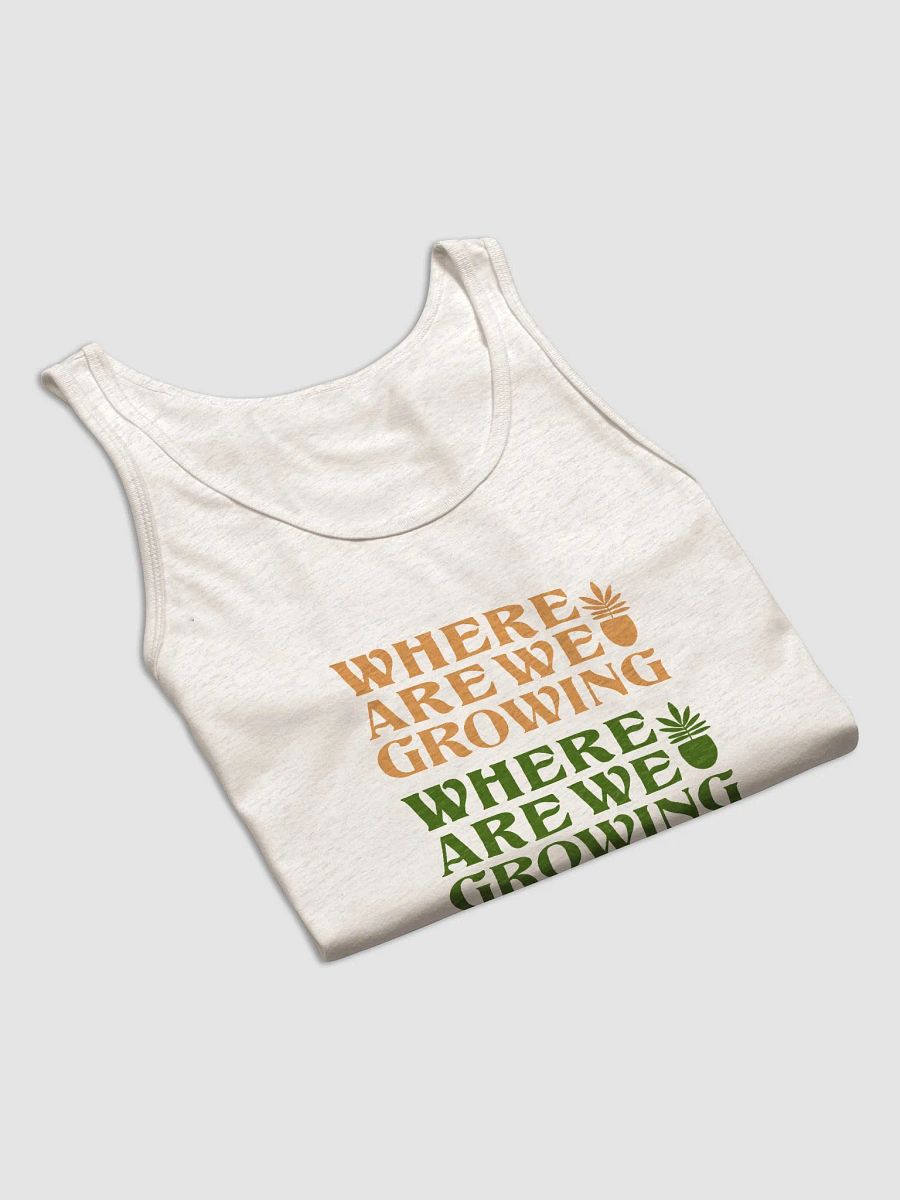 Where Are We Growing Repeating Pattern Tank product image (5)