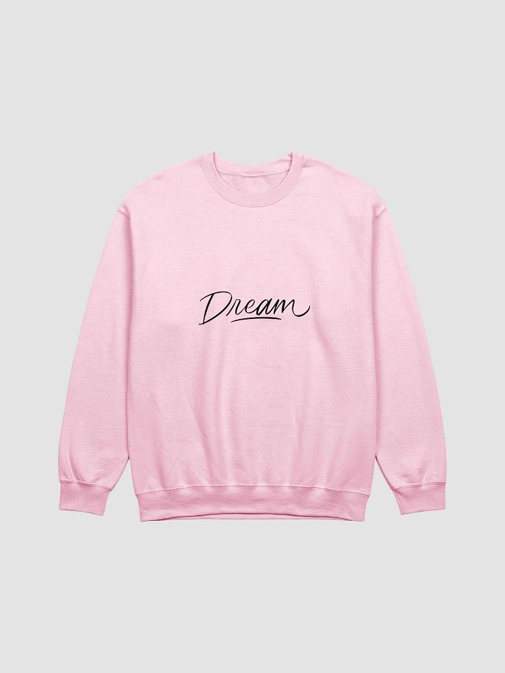 Plus Size Women's Dream Obsidian Printed Classic CrewneckLong Sleeve Pullover product image (1)
