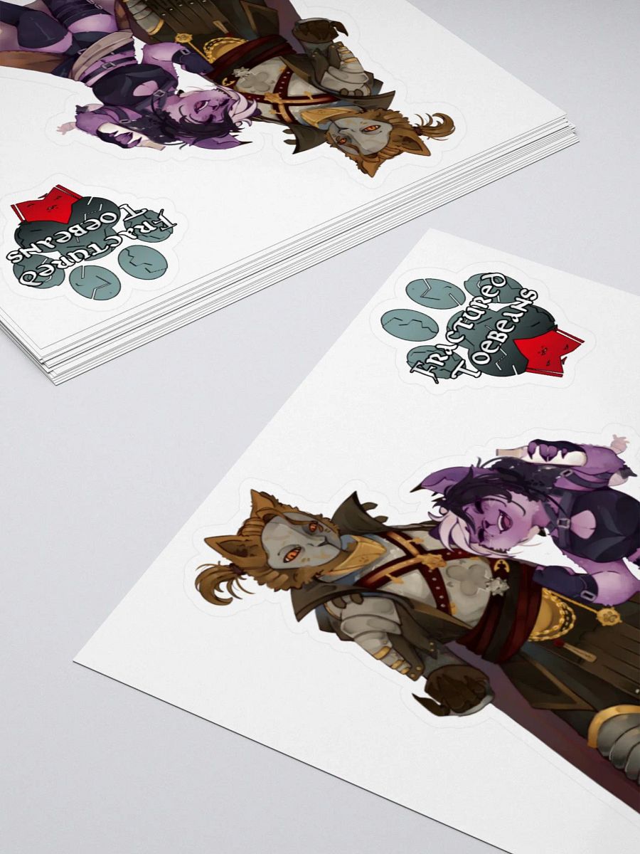 Fractured Toebeans Stickers product image (12)