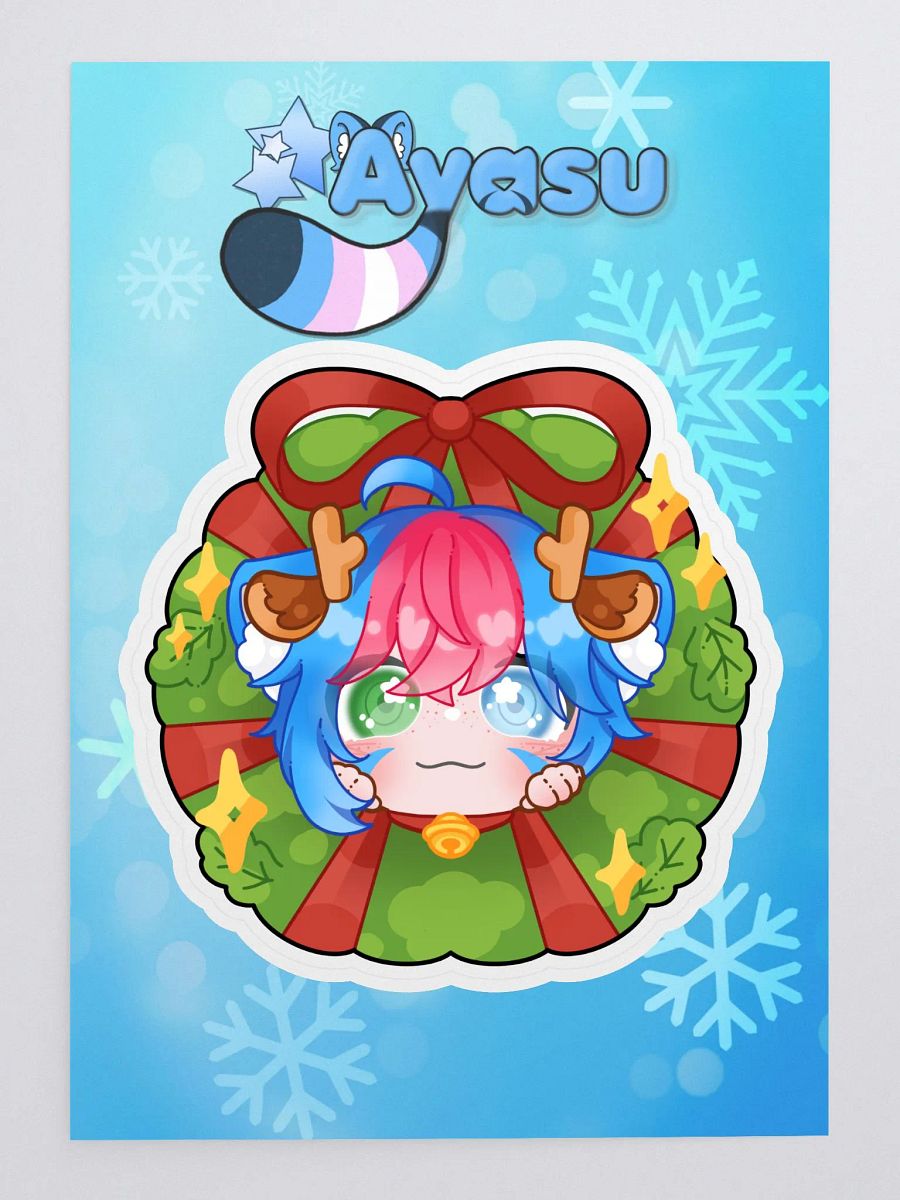 Chibi Aya Wreath Sticker! product image (3)