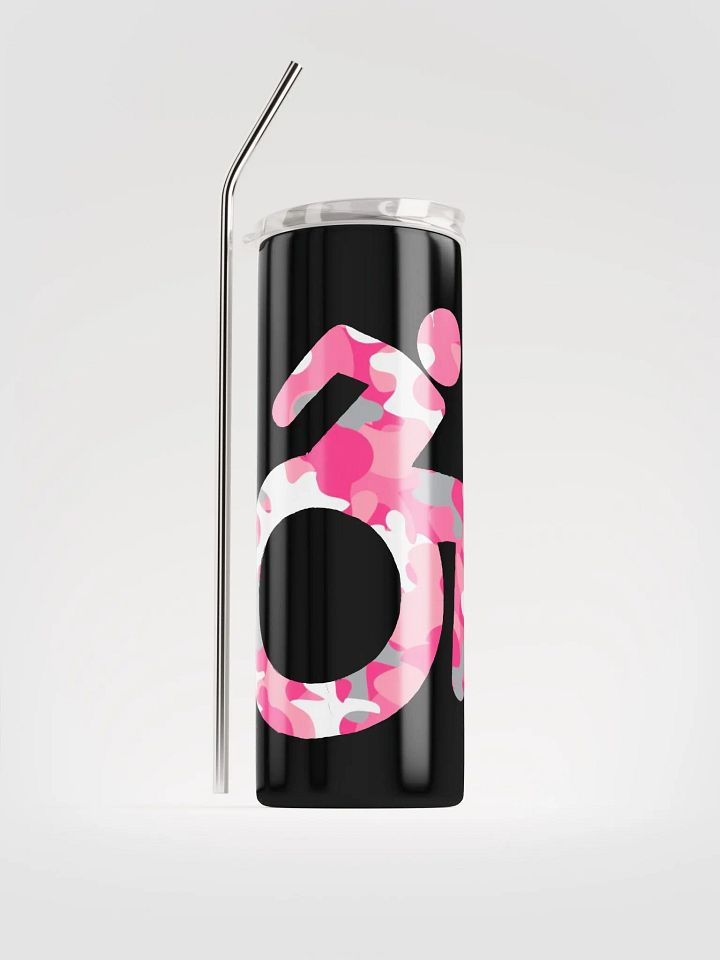 Wheelie, Pink Camo SS Tumbler product image (1)