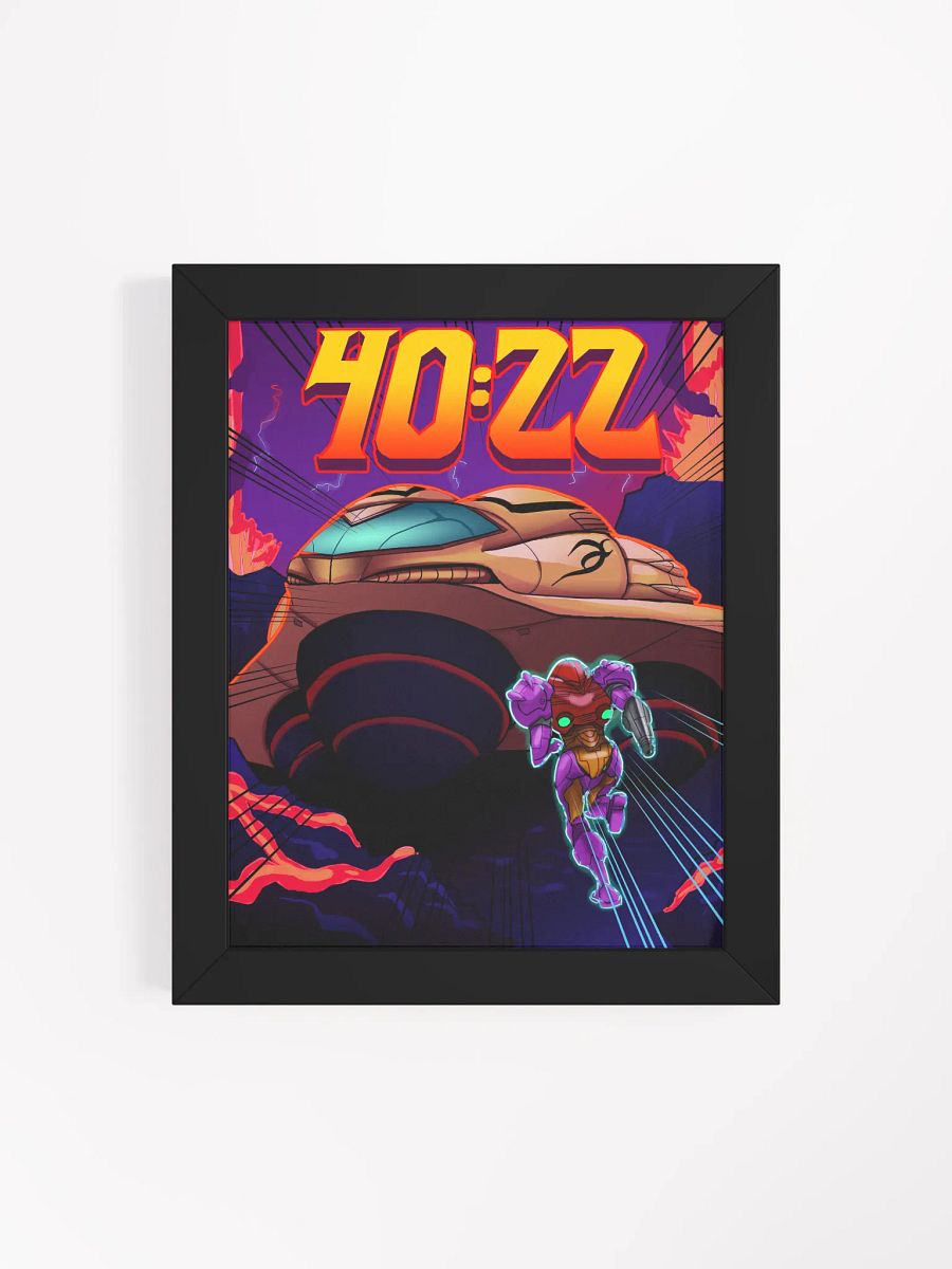 Any% WR Illustration Framed Poster product image (4)