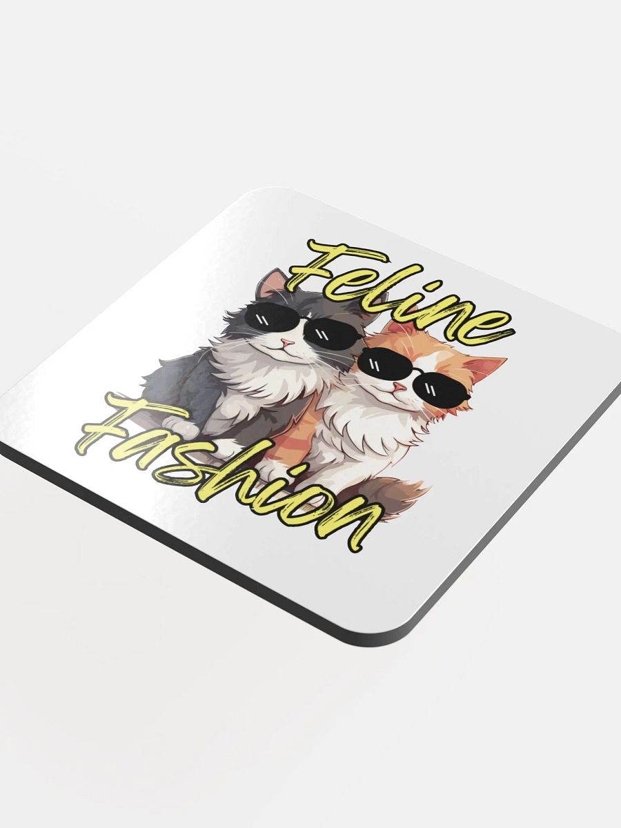 Feline Fashion Cool Cat Cork Coasters product image (4)