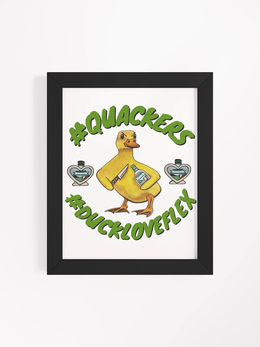Quackers 8x10 Framed High-Quality Matte Poster product image (4)