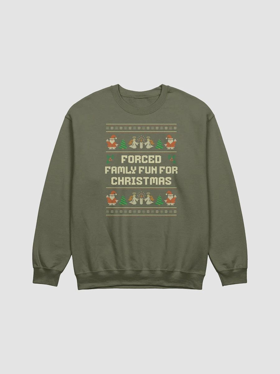 Forced Family Fun For Christmas Festive Crewneck product image (11)