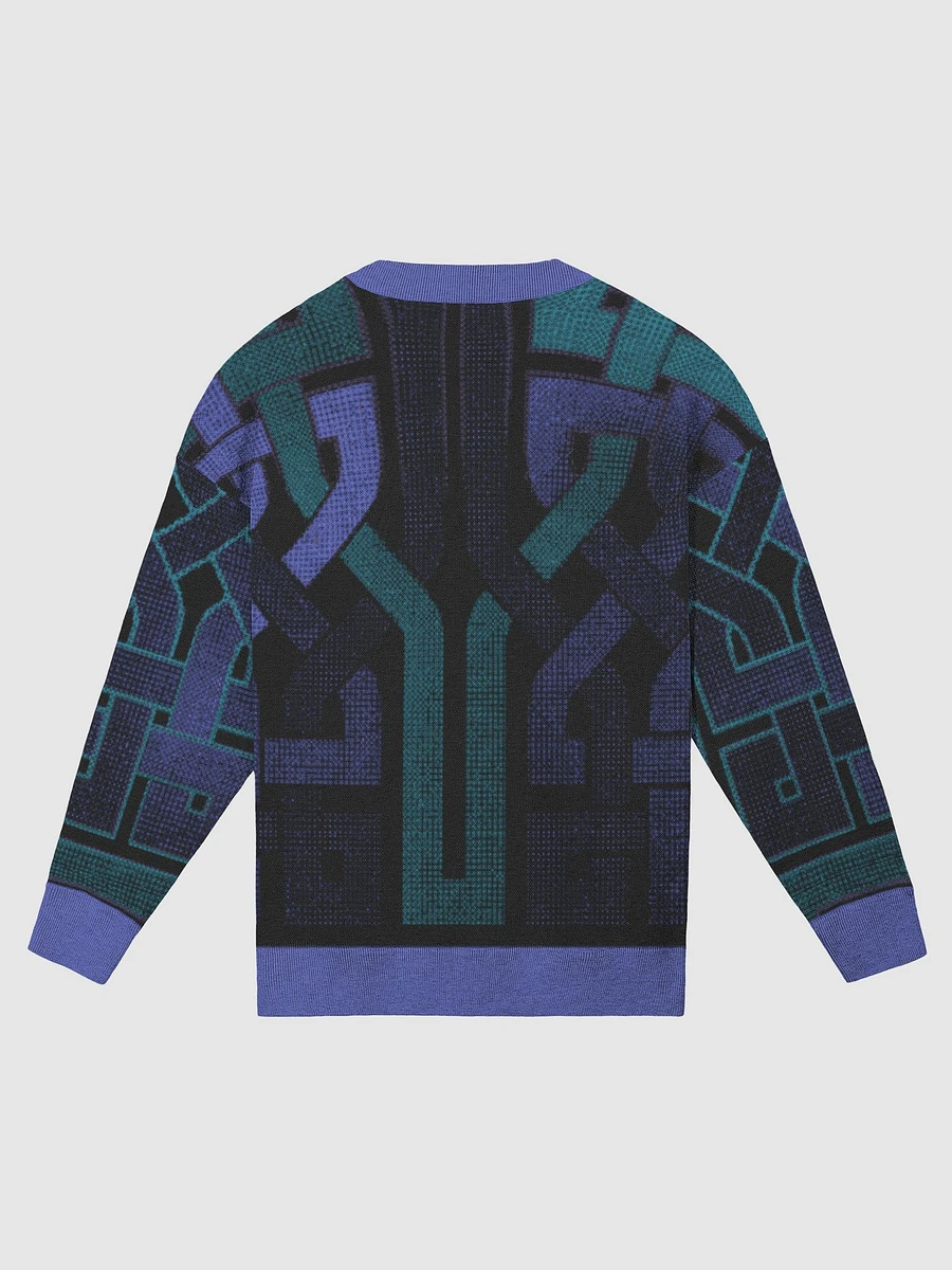 Blue Celtic Knot Relaxed Fit Sweater product image (9)