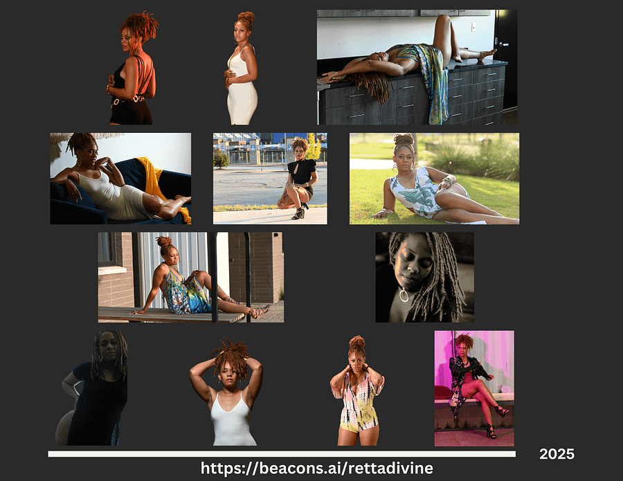 Wetta Retta 2025 Wall Calendar: Embrace Elegance with a Sultry Twist product image (6)