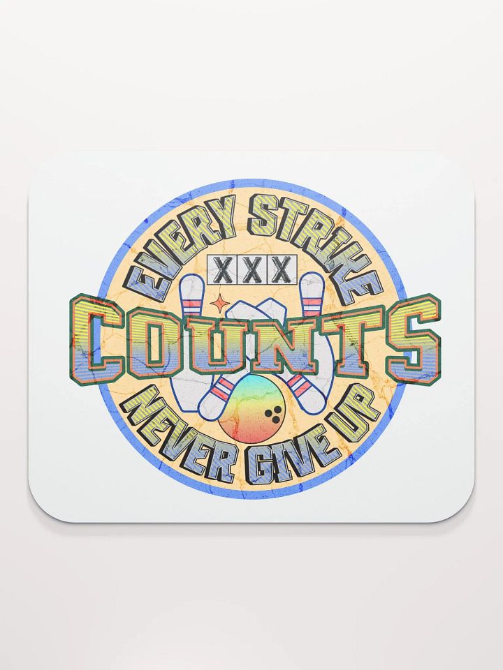 Every Strike Counts Bowling Zone Mouse Pad product image (2)