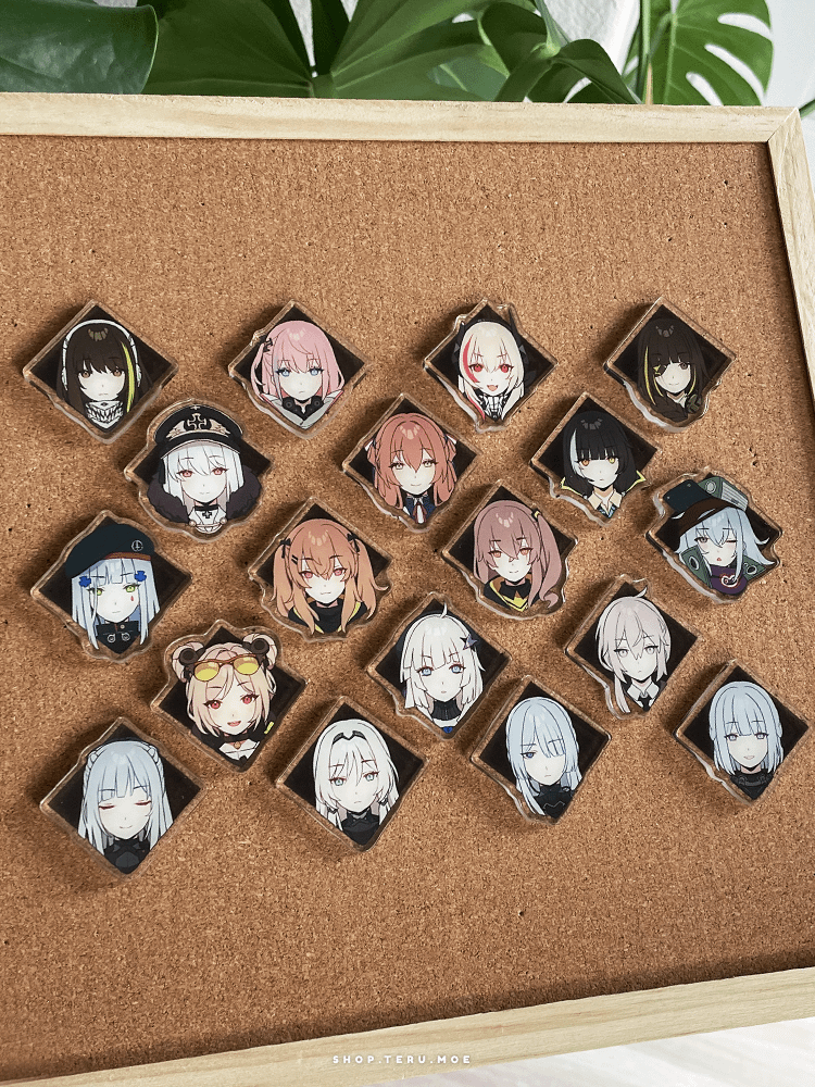 Girls Frontline Acrylic Pins product image (1)