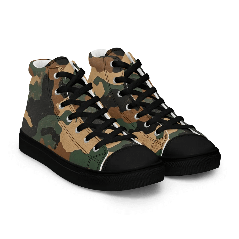 Retro Camo Women's High Tops product image (12)