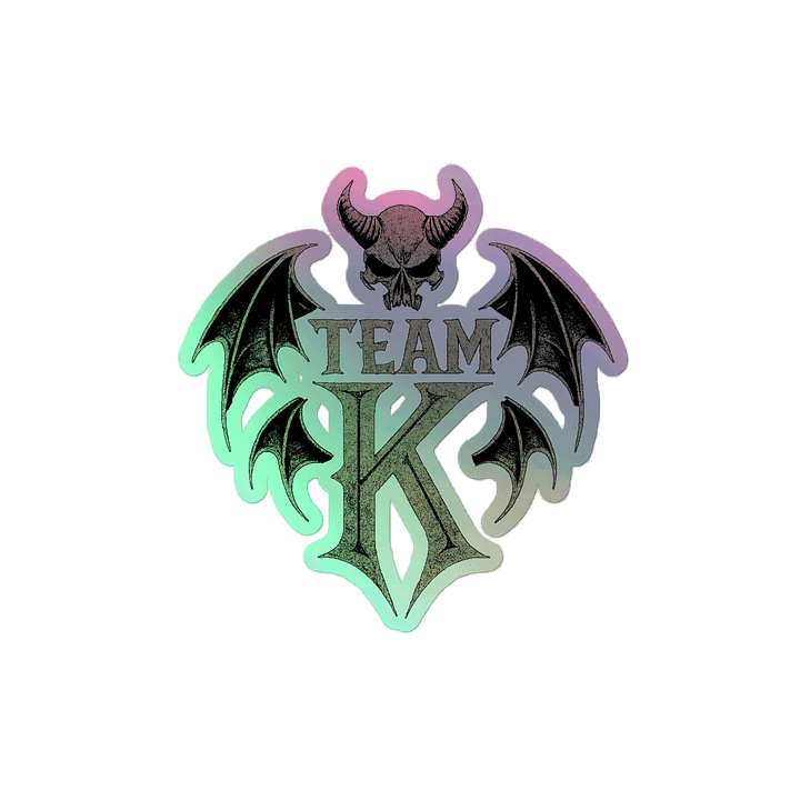 Team K V-3 HOLOGRAPHIC" STICKERS product image (2)