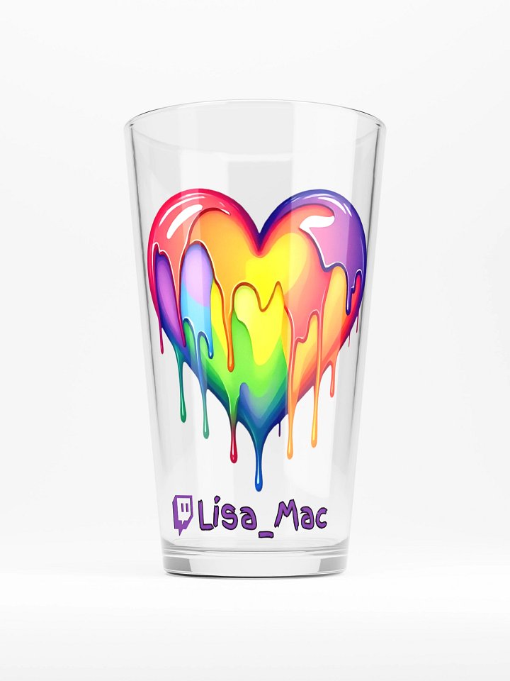 Art Heart on a Glass product image (1)