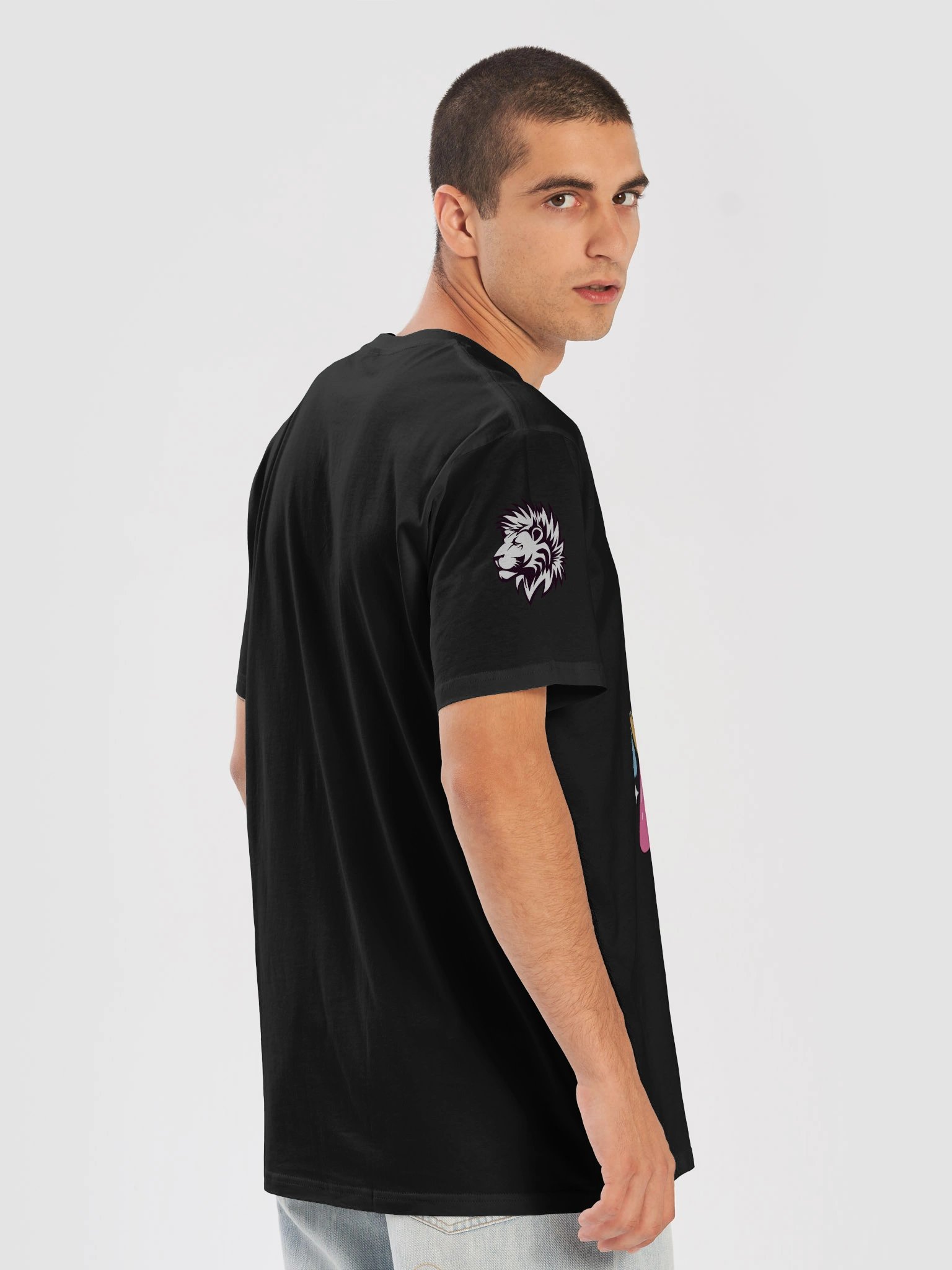 Majestic Mane Lion Head Logo Unisex T-Shirt product image (37)