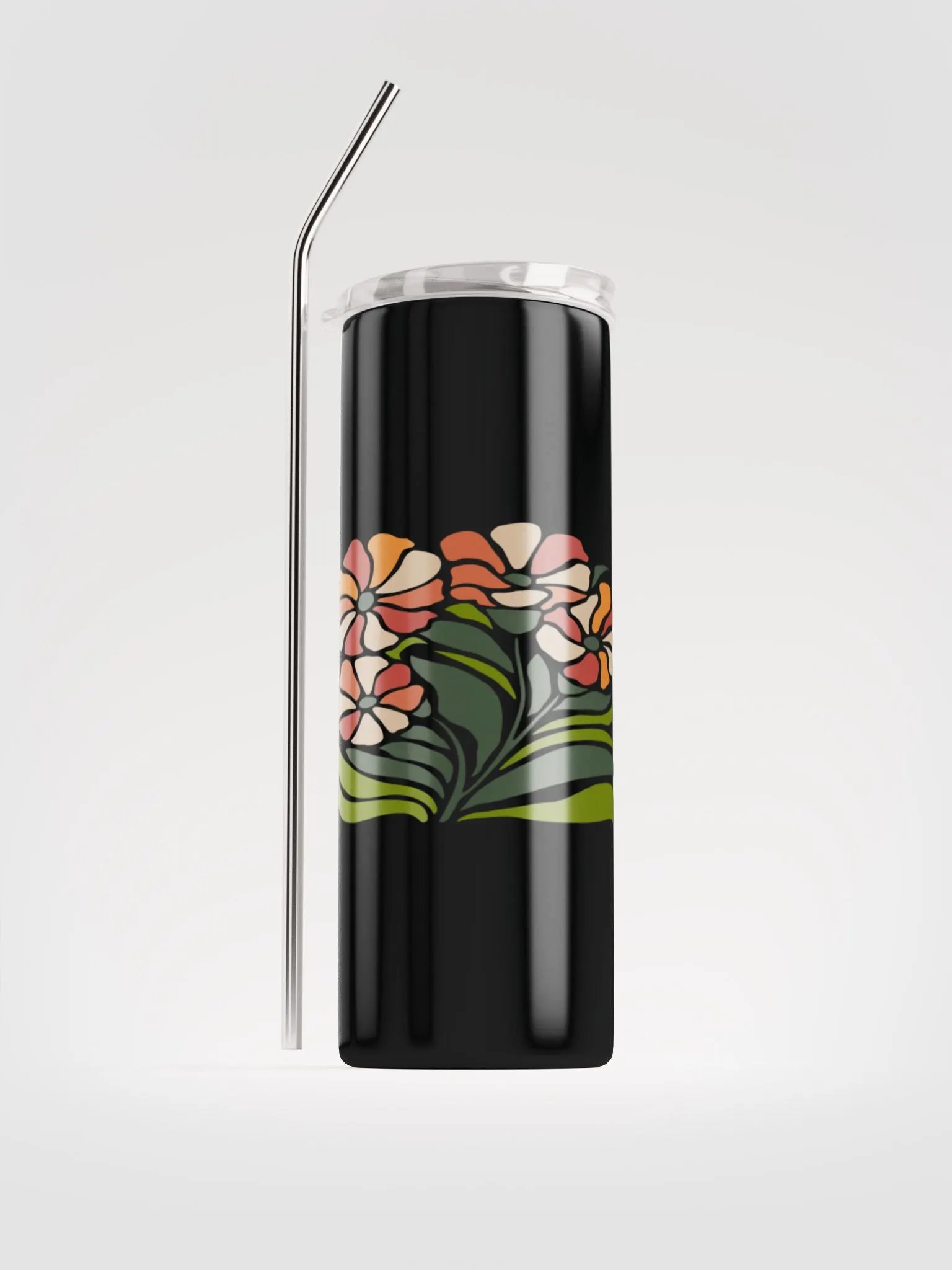 Tumeur Watercolor Flowers Tumbler Wrap PNG Download,Floral Tumbler Design product image (1)