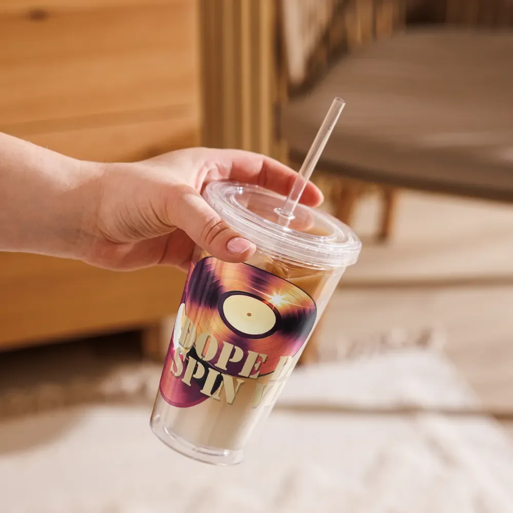 DOPE DJS SPIN VINYL Double Wall Tumbler product image (9)