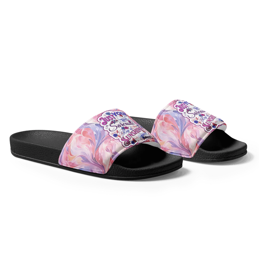 Funny Sarcastic Sunshine All Over Print Slides product image (3)