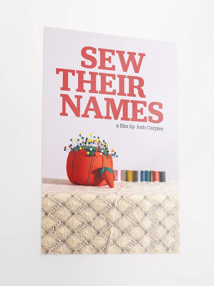 Sew Their Names poster product image (2)