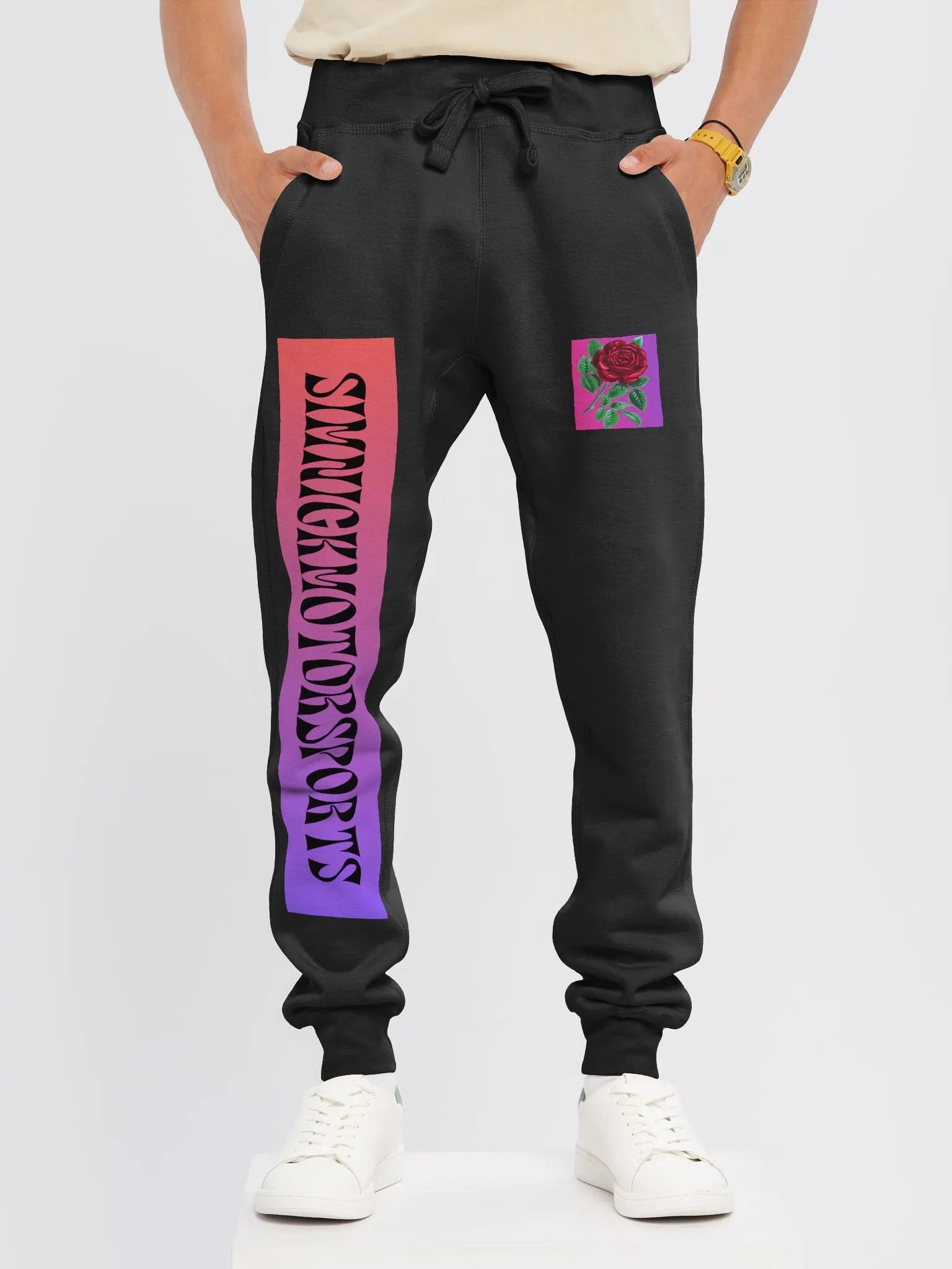 SIMNICK Rose Gradient Joggers product image (3)