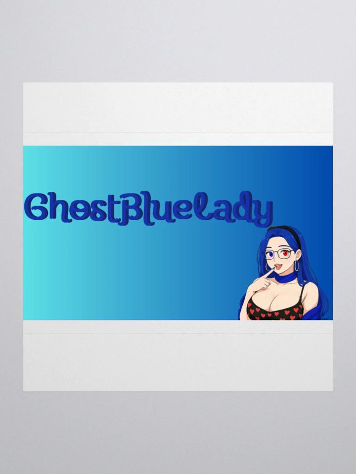 Blue Lady's Vinyl Sticker Set product image (2)