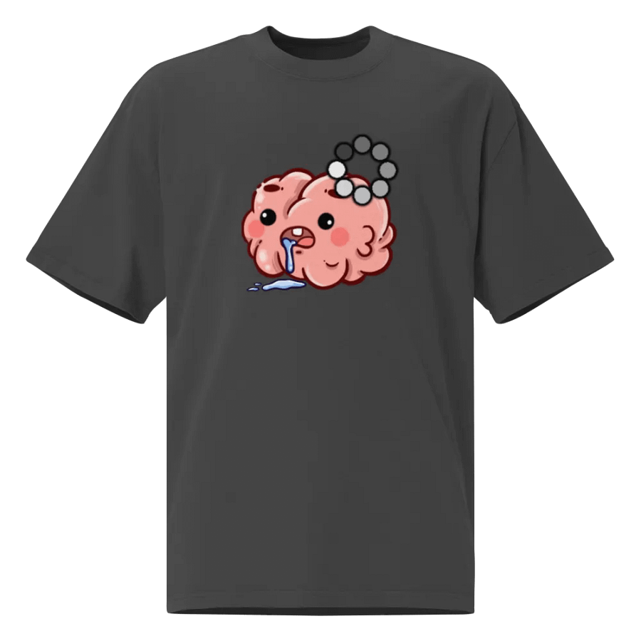 Brain rot Black Tee product image (1)