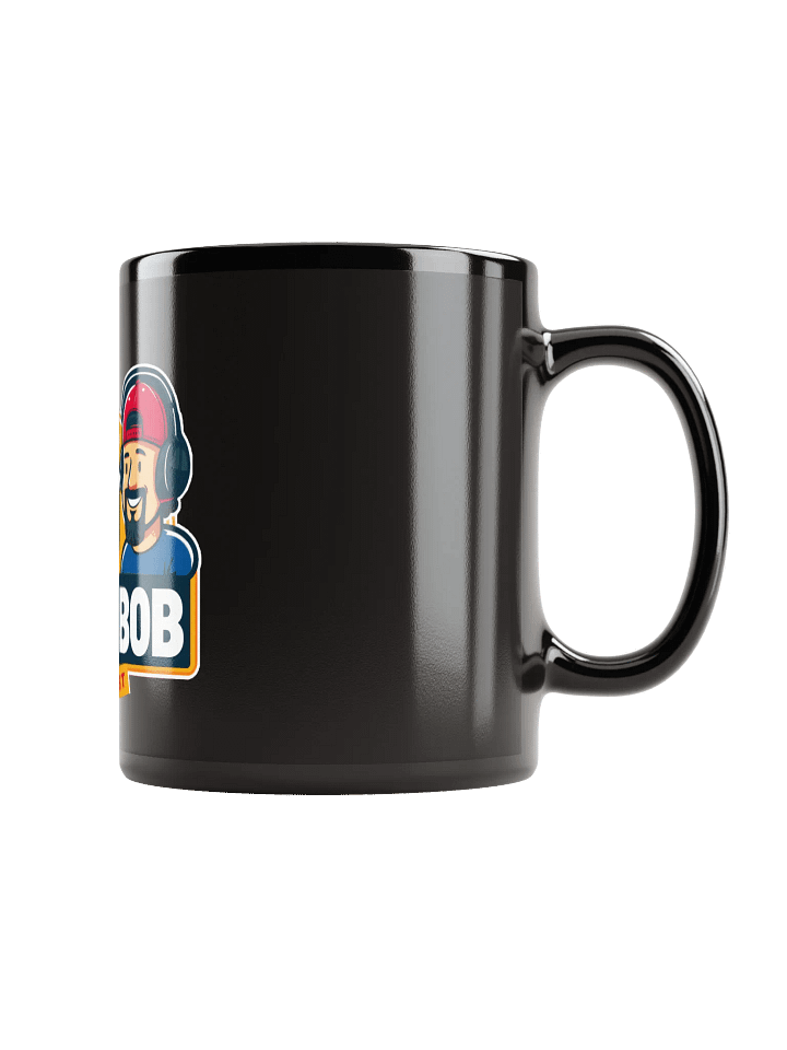 Buk N Bob Podcast Logo Black Glossy Mug product image (2)