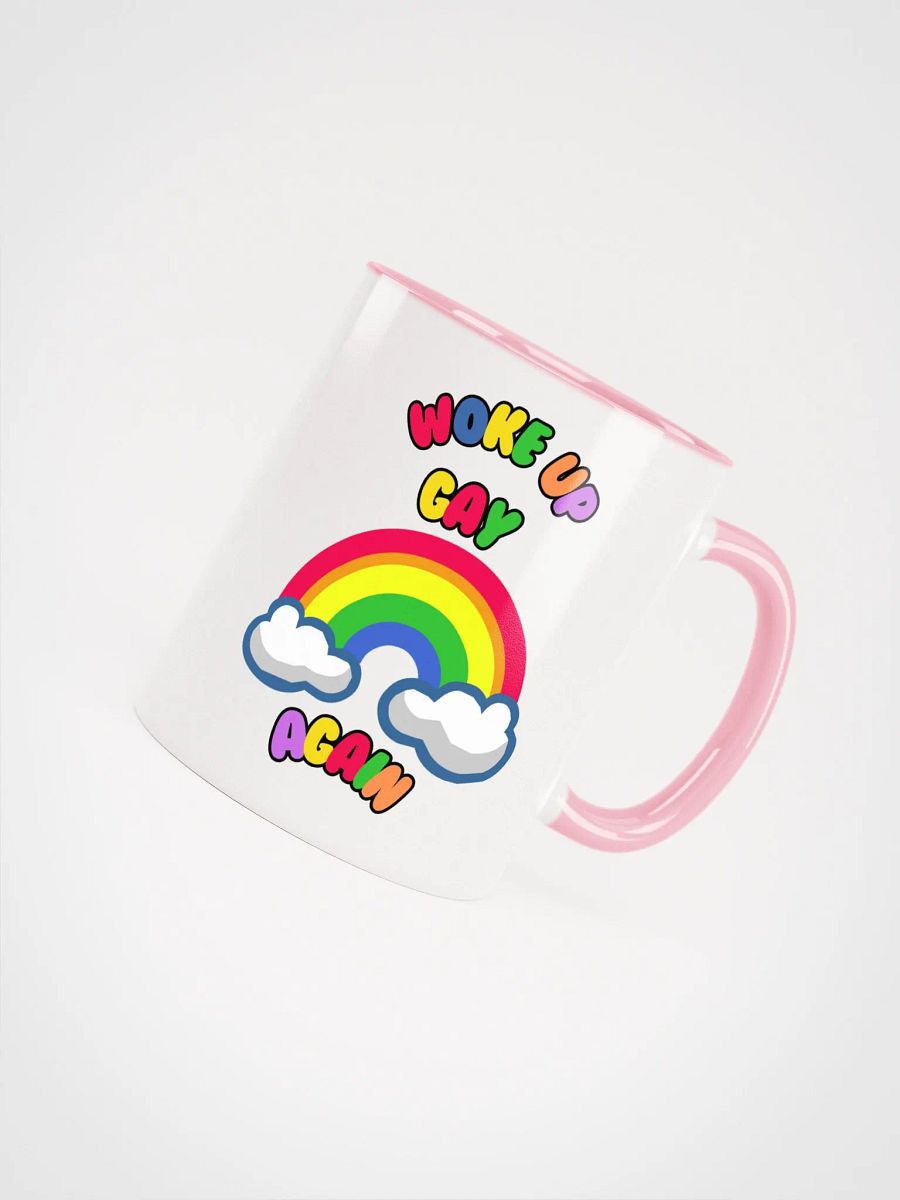 Woke Up Gay Again Rainbow Mug product image (1)