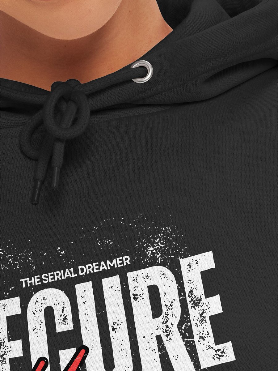 SECURE YOUR DREAM WHITE PRINT HOODIE product image (5)