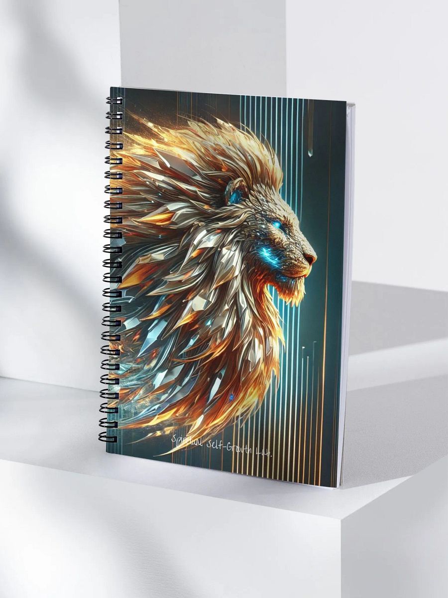 "Eternal Strength" Futuristic Lion Journal – Symbol of Power, Courage, and Inner Wisdom product image (5)