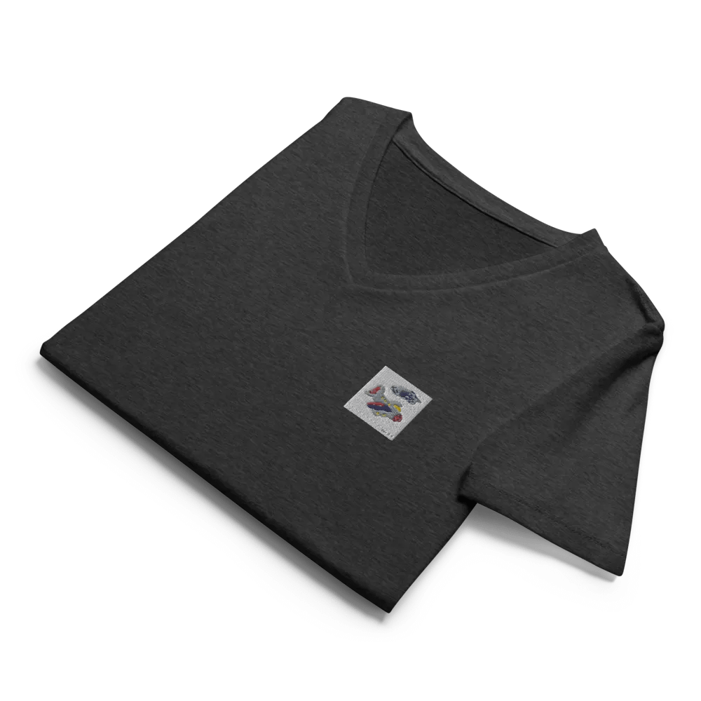 Kid Airplane (Bella+Canvas Women's Relaxed V-Neck T-Shirt) product image (9)