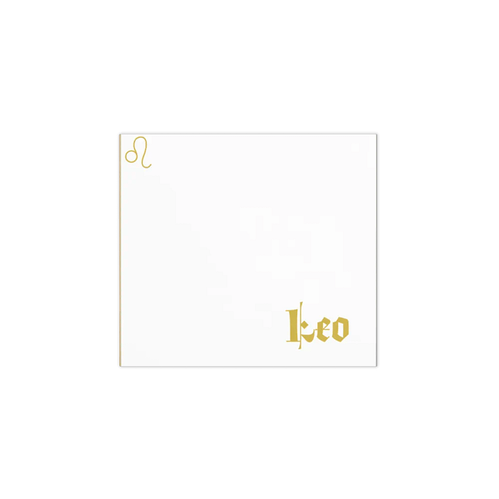 Stylish Leo Zodiac Notepad product image (1)