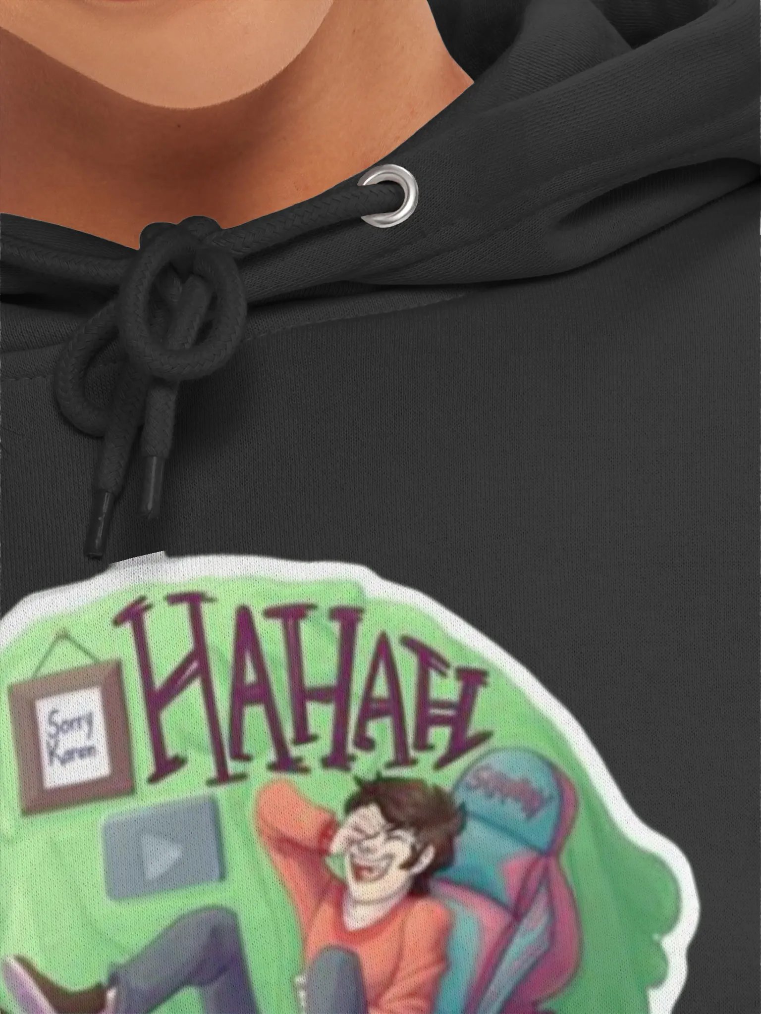 HAHA Merch Unisex Premium Pullover Hoodie product image (7)