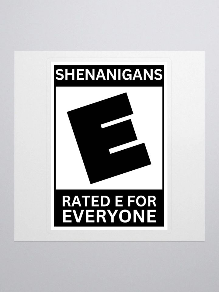 (E) Shenanigans Sticker product image (1)