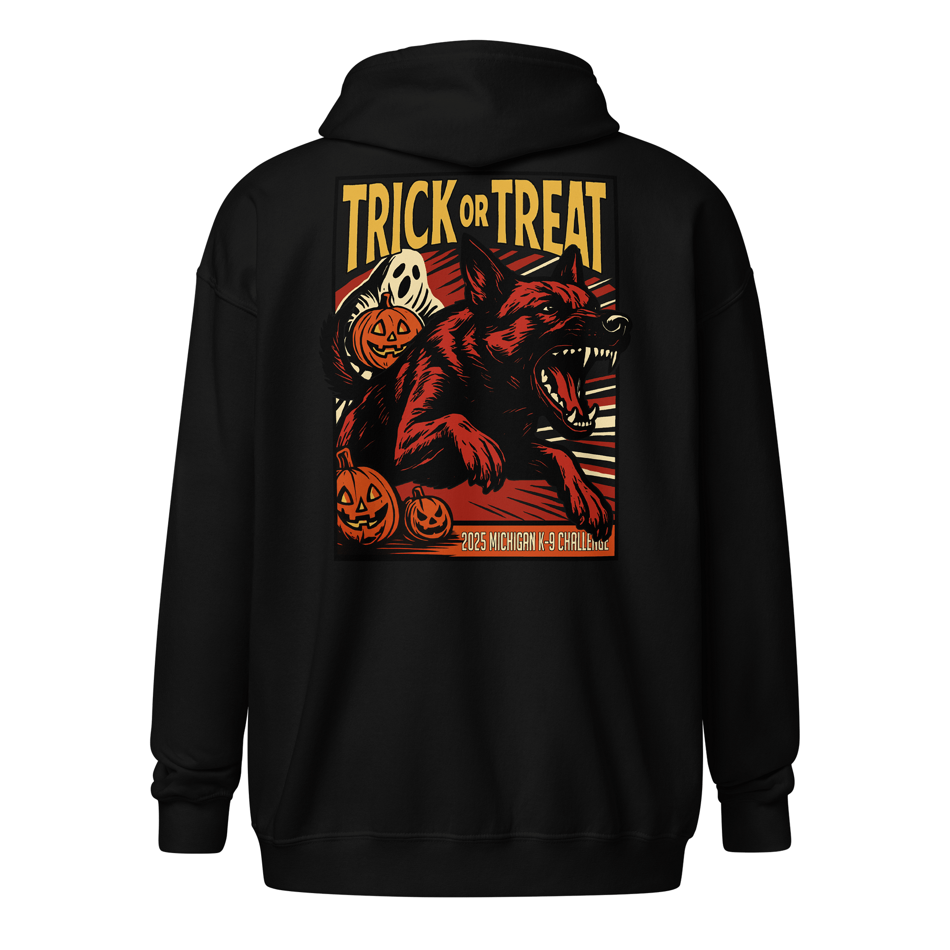 2025 Michigan K-9 Challenge Trick or Treat - Gildan Heavyweight Zip Hoodie product image (7)