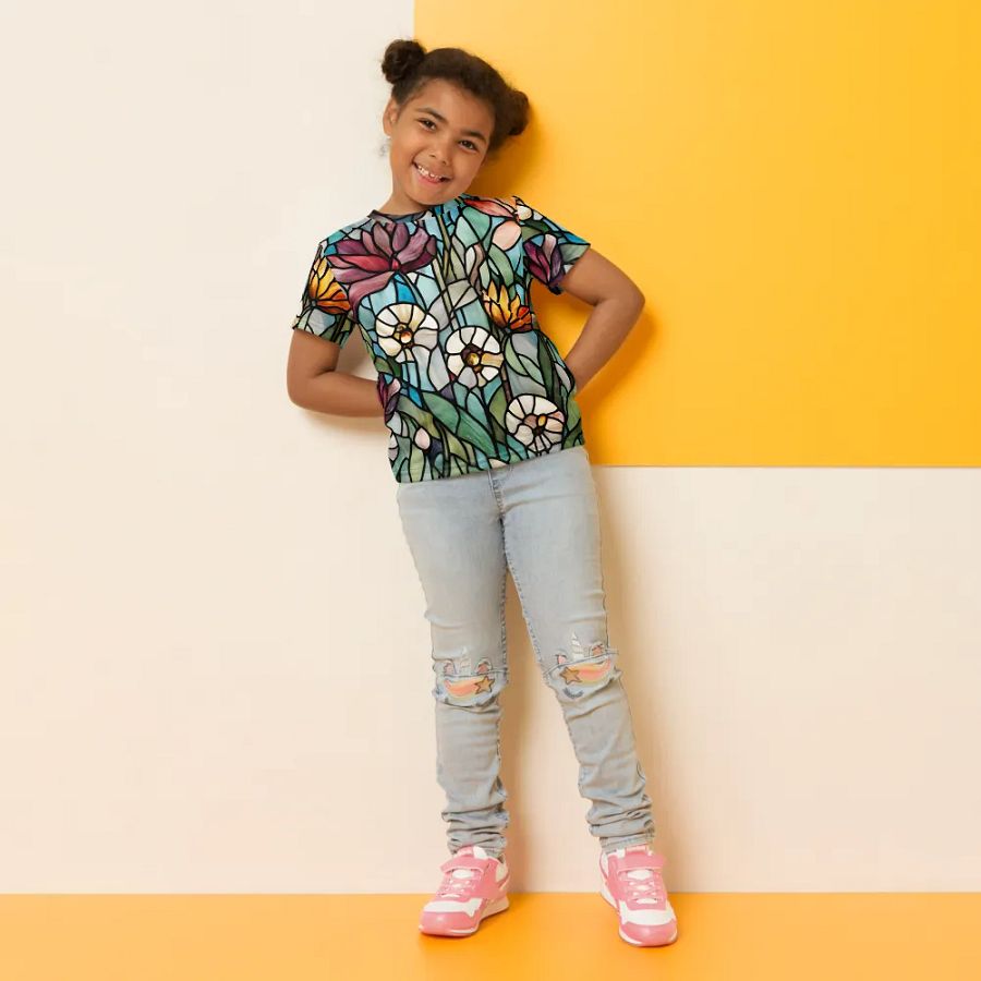 Floral Fantasy Kids T-Shirt product image (10)