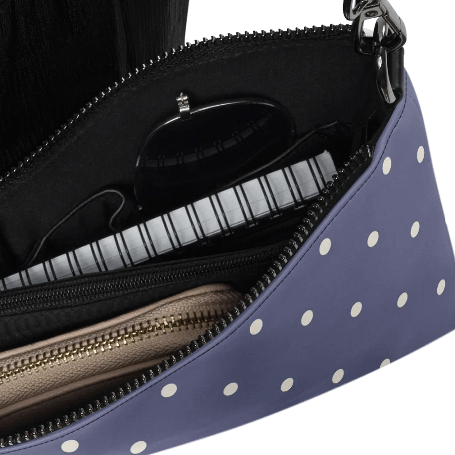 Blue with Cream Dots Crossbody Bag product image (3)