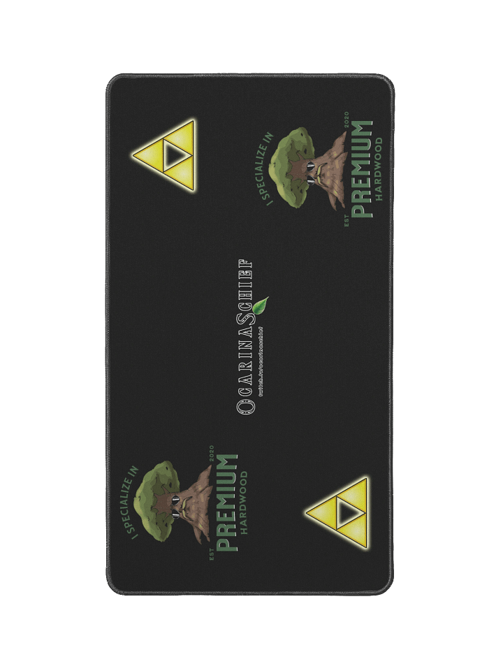 Premium Hardwood Desk Mat 12" x 22" product image (1)