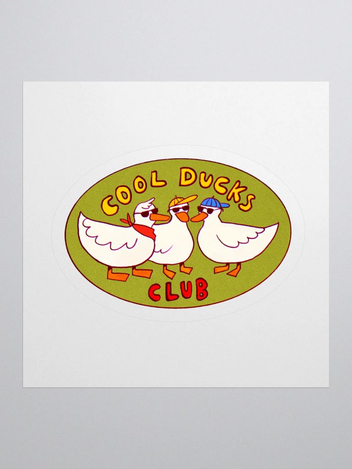 Cool Ducks Club Sticker product image (2)