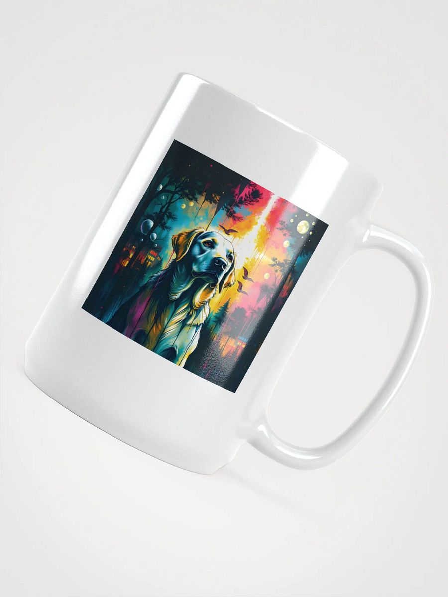 Surreal Sky Dog White Glossy Mug product image (4)