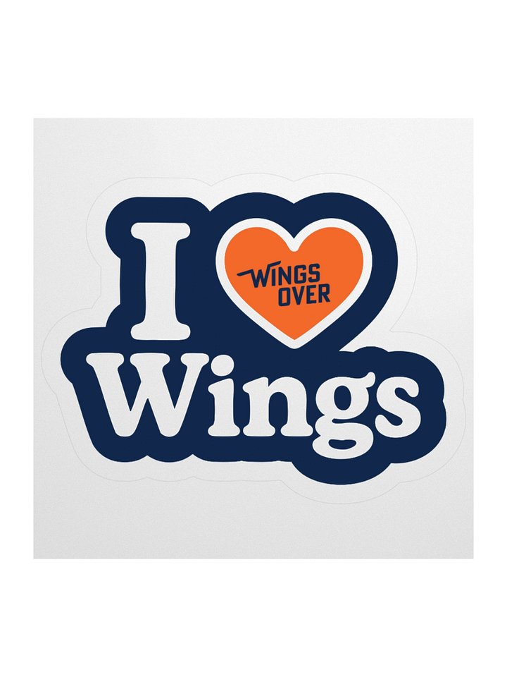 3 x 3 Sticker - I Love Wings product image (1)