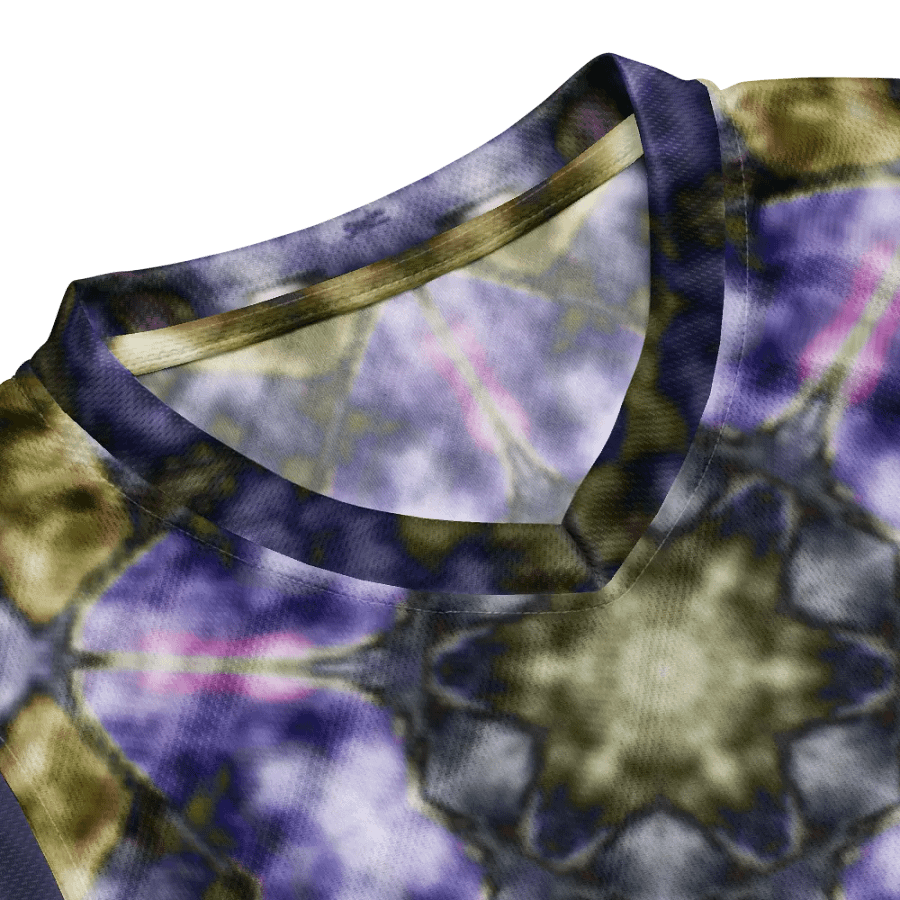 Bohemian 6 Pointed Madala Yellow and Purple/All-Over Print Recycled Unisex Basketball Jersey by Sublicolor product image (5)