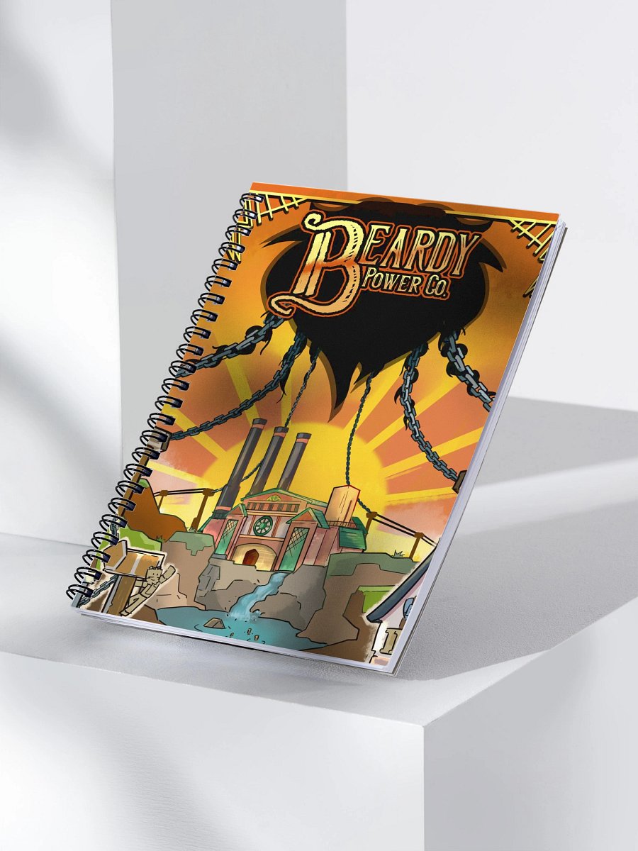 Beardy Power Co Notepad (Orange) product image (3)
