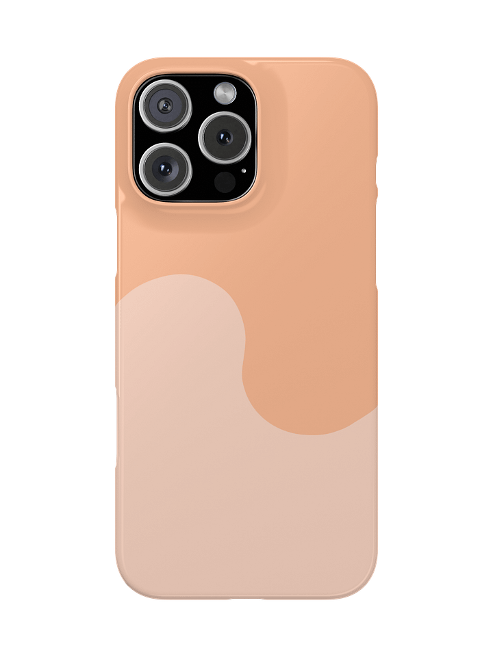 Peach Fuzz Minimal Wave iPhone Case product image (13)